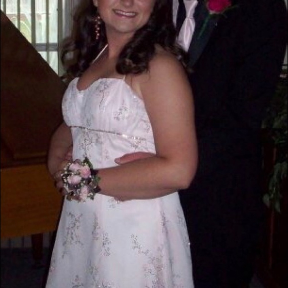 Ice Pink Strapless Prom Homecoming Dress